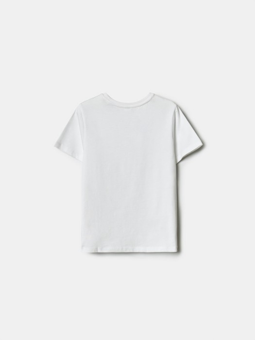 базовая футболка детская от бренда sela вид слева