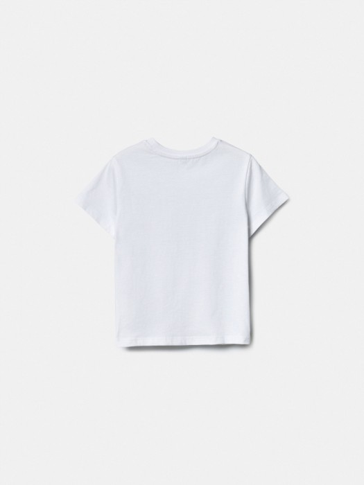 базовая футболка детская от бренда sela вид слева