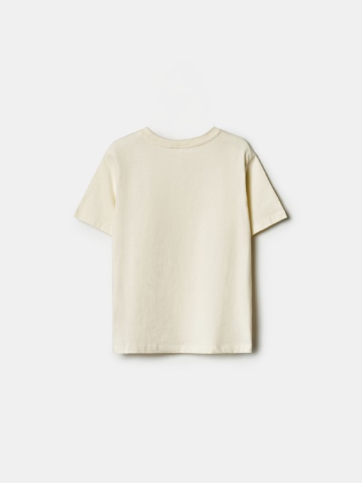 базовая футболка для девочек от бренда sela вид слева