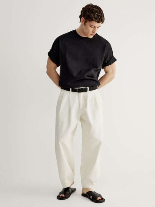 базовая футболка макс оверсайз от бренда sela вид слева