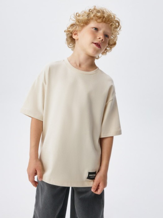 базовая футболка оверсайз детская 4680798465890 фотография