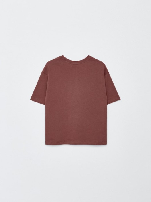 базовая футболка оверсайз детская от бренда sela вид слева