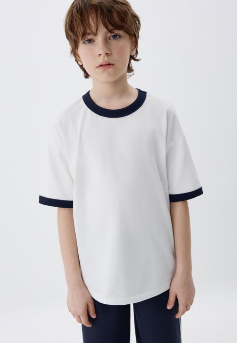 базовая футболка оверсайз детская 4680798264042 фотография