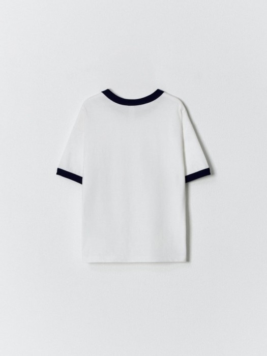 базовая футболка оверсайз детская из россии вид сбоку