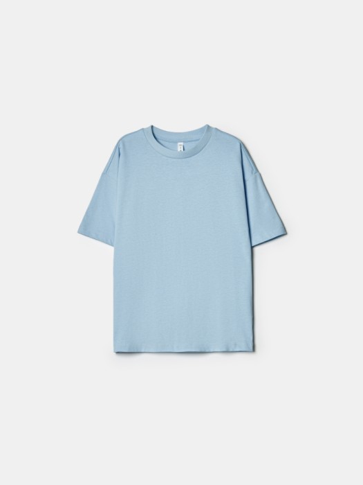 базовая футболка оверсайз детская по цене 799 руб вид справа