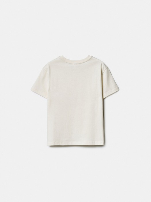 базовая футболка с карманом детская из россии вид сбоку