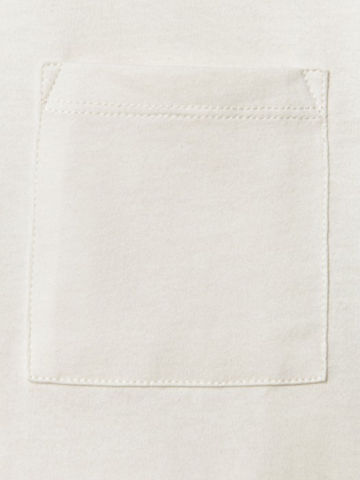 базовая футболка с карманом детская из хлопка спереди