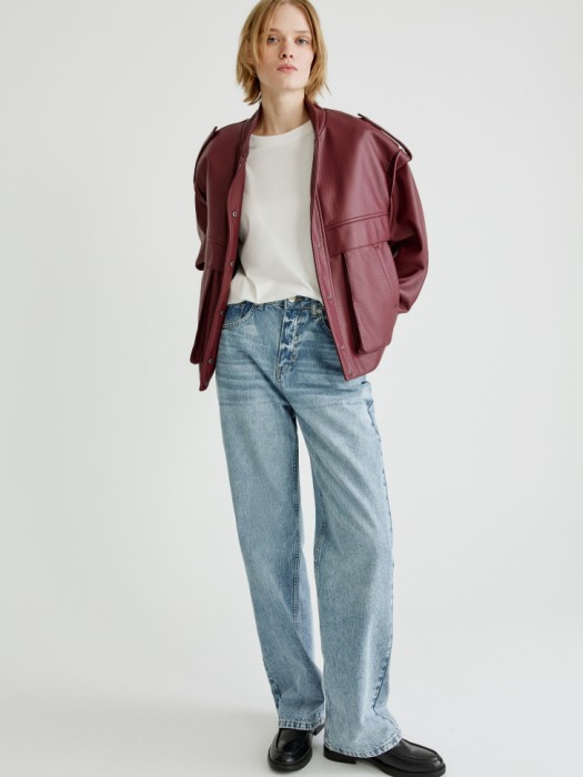 базовая оверсайз футболка от бренда sela вид слева