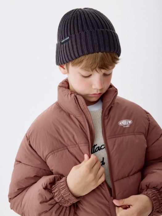 базовая шапка-бини детская из коллекции  archive из россии вид сбоку