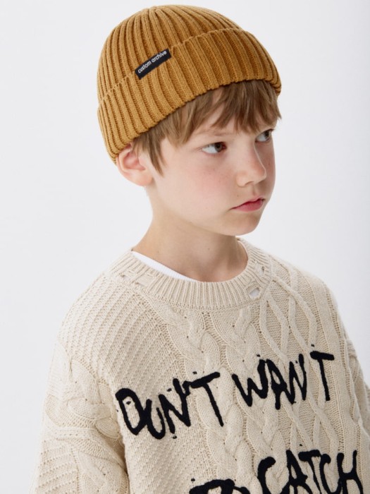 базовая шапка-бини детская из коллекции  archive 4680798069357 фотография