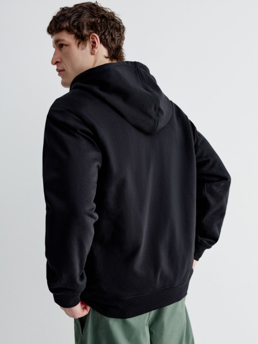 базовая толстовка из футера на молнии по цене 3999 руб вид справа