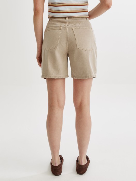 базовые джинсовые шорты со средней посадкой по цене 2299 руб вид справа