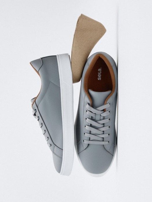 базовые кеды из искусственной кожи универсального стиля с лицевой стороны