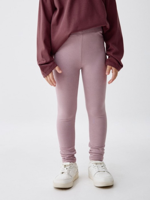 базовые леггинсы для девочек от бренда sela вид слева