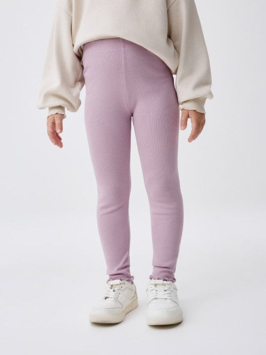 базовые леггинсы в рубчик для девочек 4680798470177 фотография