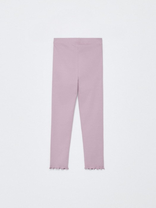 базовые леггинсы в рубчик для девочек по цене 799 руб вид справа