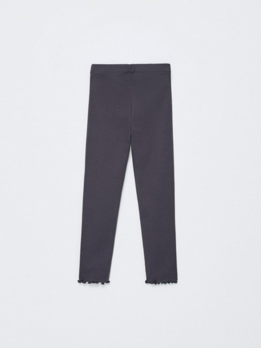 базовые леггинсы в рубчик для девочек по цене 799 руб вид справа