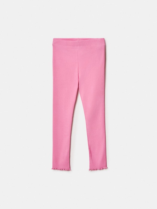 базовые леггинсы в рубчик для девочек 4610517617859 фотография