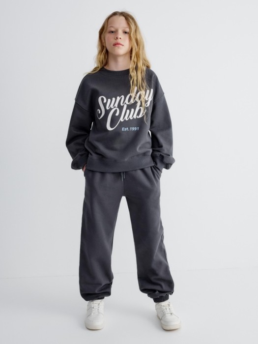 базовые утепленные джоггеры детские 4610517056740 фотография