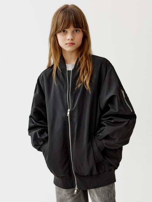 базовый бомбер оверсайз для девочек 4610517574237 фотография