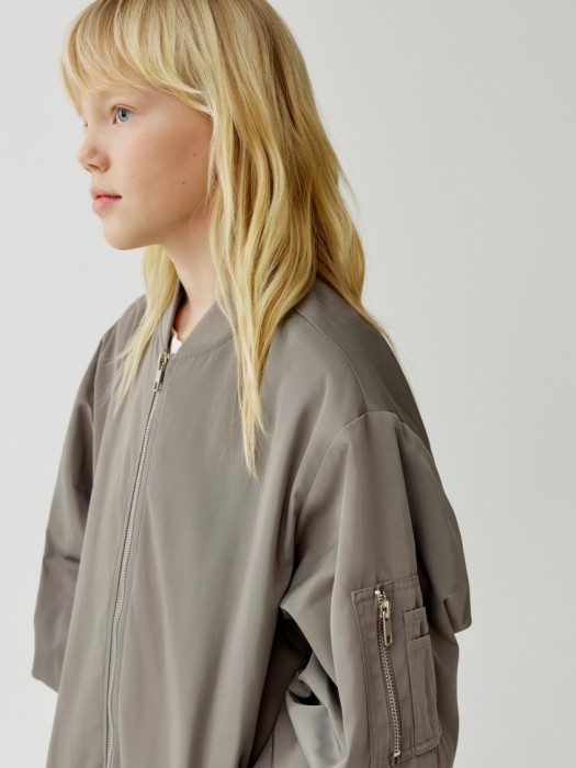 базовый бомбер оверсайз для девочек 4610517574046 фотография