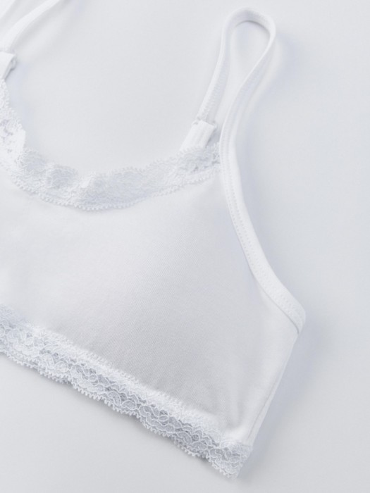 базовый бюстгальтер для девочек от бренда sela вид слева