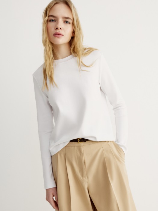 базовый лонгслив из интерлока 4610517371744 фотография