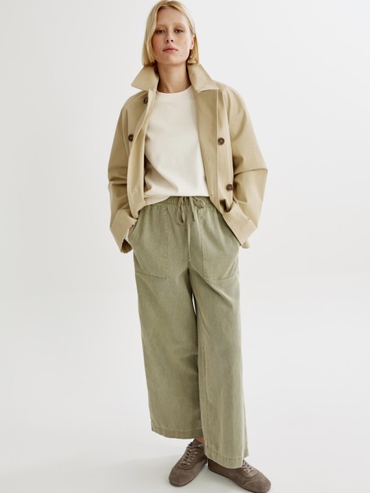 базовый лонгслив из интерлока от бренда sela вид слева