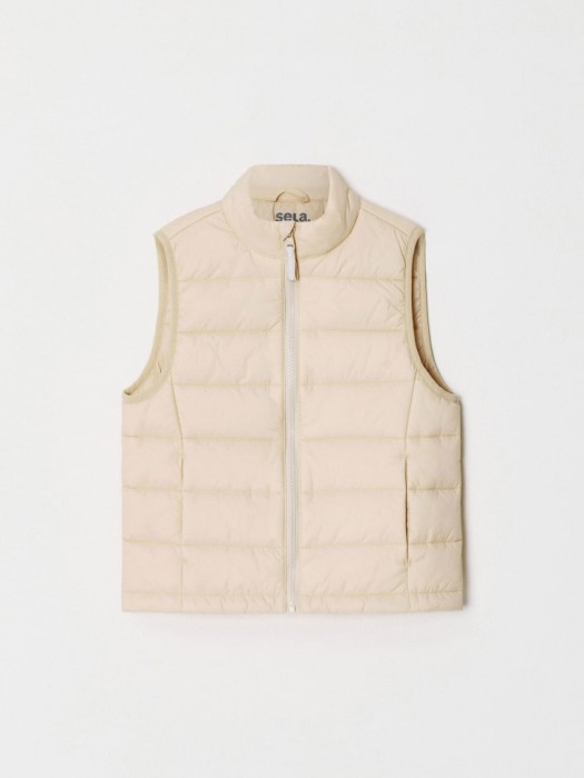 базовый стеганый жилет для девочек по цене 1899 руб вид справа