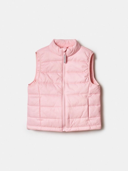 базовый стеганый жилет для девочек из россии вид сбоку