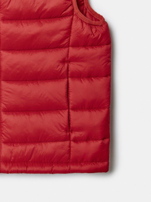 базовый стеганый жилет для мальчиков универсального стиля с лицевой стороны