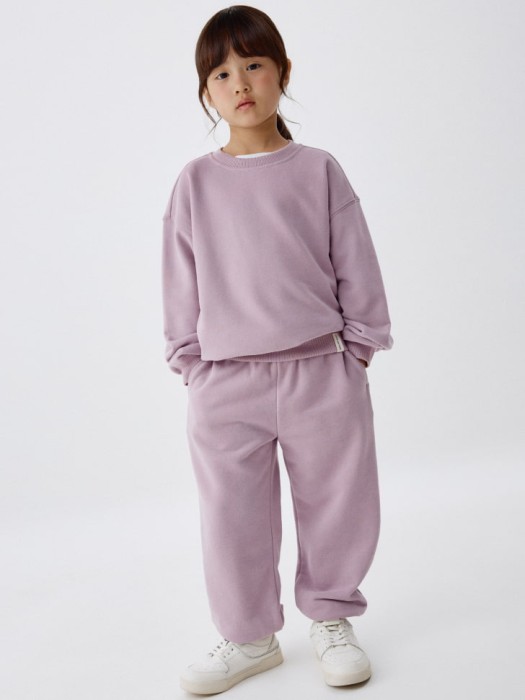 базовый свитшот для девочек от бренда sela вид слева