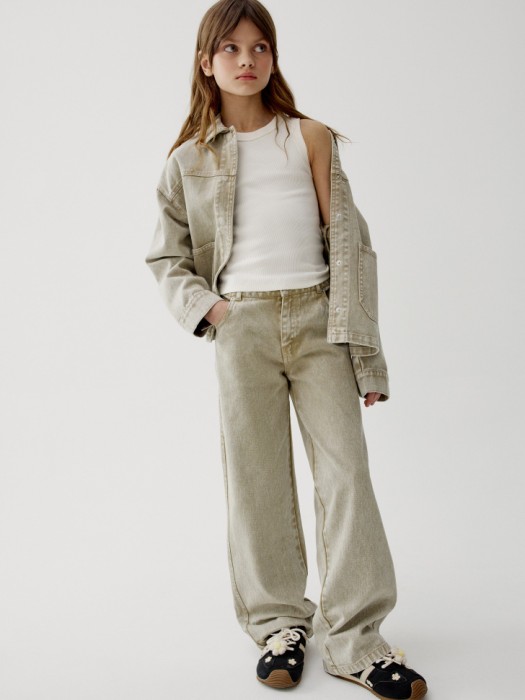 базовый топ для девочек от бренда sela вид слева