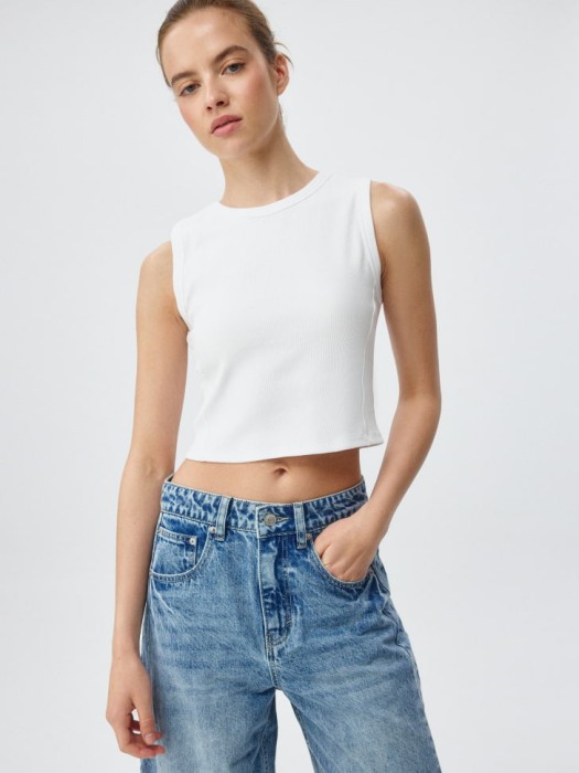 базовый топ в рубчик 4680798284828 фотография