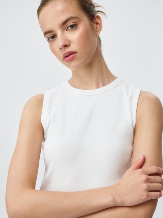 базовый топ в рубчик по цене 399 руб вид справа