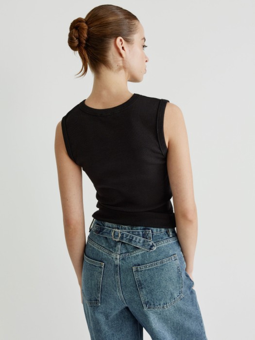 базовый топ в рубчик по цене 999 руб вид справа