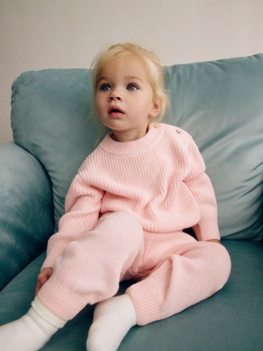 базовый вязаный джемпер для малышей 4680798335896 фотография