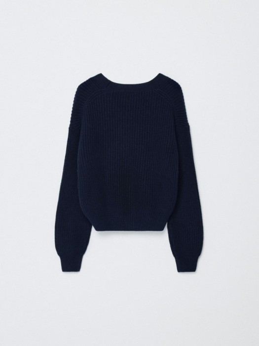 базовый вязаный кардиган для девочек из россии вид сбоку