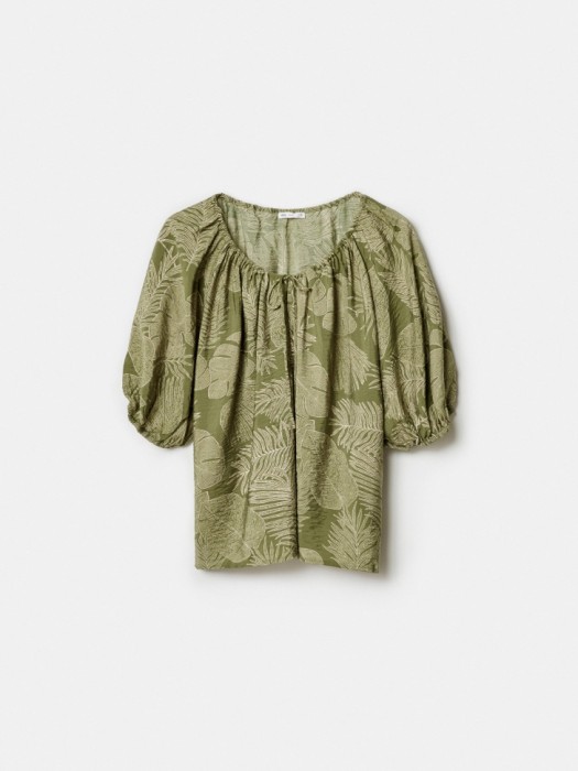 блуза оверсайз из жатой ткани 4610517771643 фотография