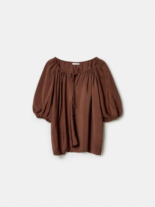 блуза оверсайз из жатой ткани 4610517771520 фотография