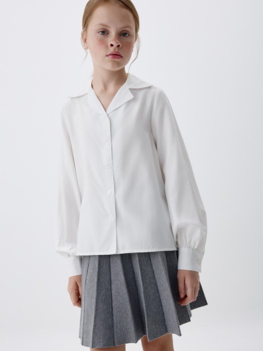блузка с английским воротником для девочек 4680704895827 фотография