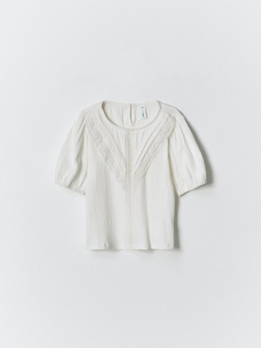 блузка с коротким рукавом для девочек по цене 1299 руб вид справа