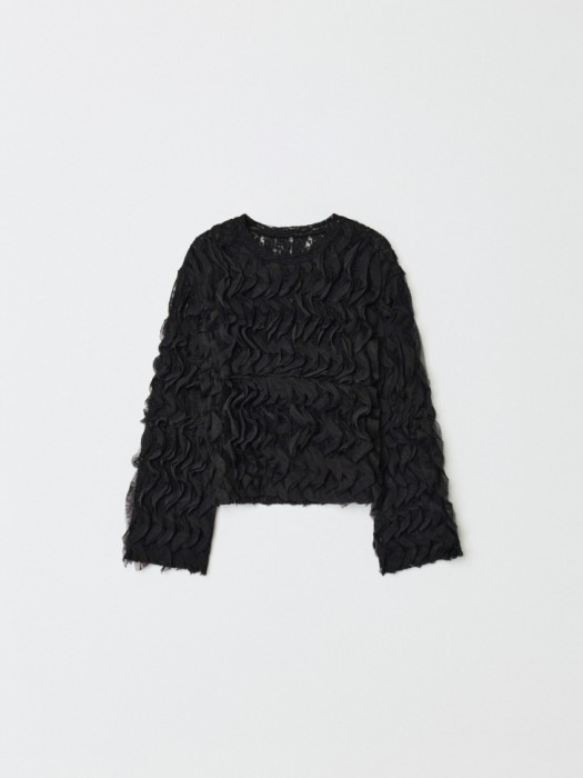 блузка с воланами для девочек 4610517215260 фотография