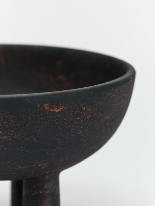 блюдо декоративное из керамики от бренда sela вид слева