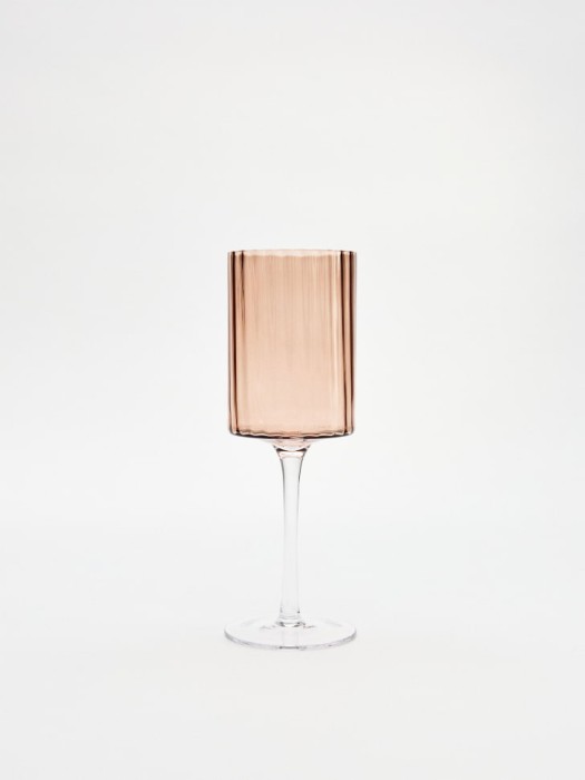 бокал из стекла с рельефным узором 4610517253941 фотография