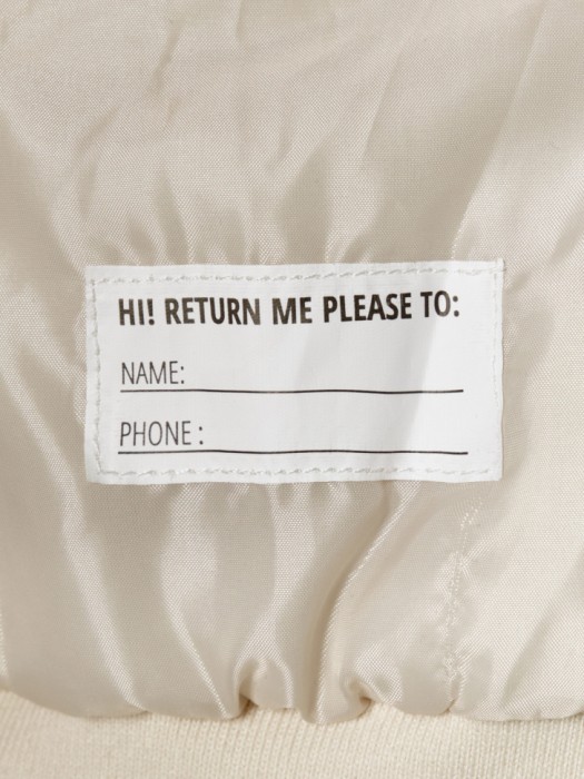 бомбер оверсайз для девочек для детского возраста с изнаночной стороны