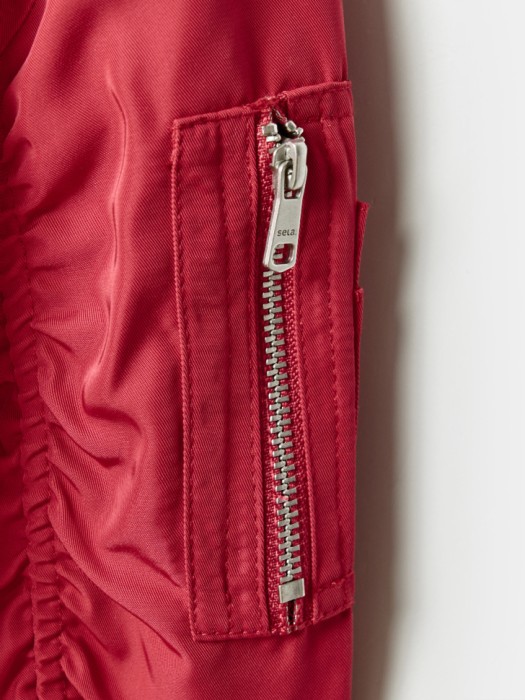 бомбер оверсайз для девочек по цене 3299 руб вид справа