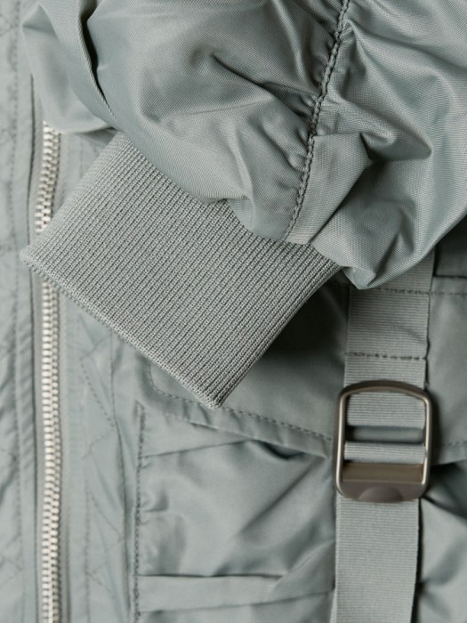 бомбер оверсайз для мальчиков из льна спереди