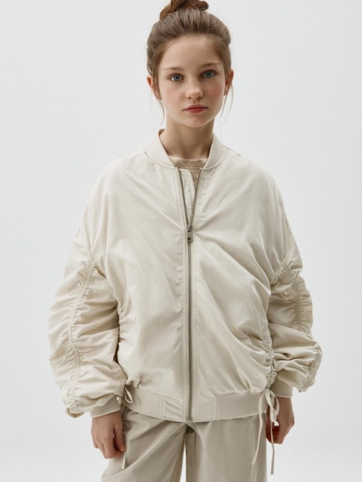 бомбер оверсайз с драпировкой для девочек 4680704336702 фотография