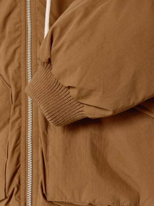 бомбер оверсайз с трикотажным капюшоном детский для детского возраста с изнаночной стороны